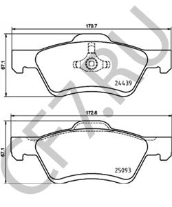 AM6Z2001A Комплект тормозных колодок, дисковый тормоз FORD USA в городе Екатеринбург