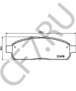 9L3Z2001A Комплект тормозных колодок, дисковый тормоз FORD USA в городе Екатеринбург