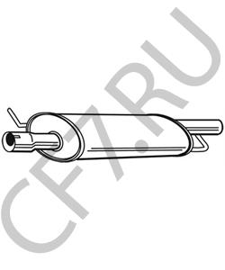 7J0253209 Предглушитель выхлопных газов VW в городе Екатеринбург