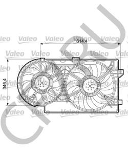 5072259AA Вентилятор, охлаждение двигателя Chrysler в городе Екатеринбург