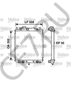 16400-87294-000 Радиатор, охлаждение двигателя DAIHATSU в городе Екатеринбург