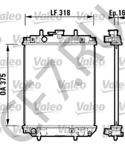 16400-97202-000 Радиатор, охлаждение двигателя DAIHATSU в городе Екатеринбург