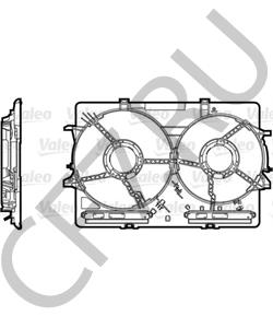 8K0121207B Кронштейн, вентилятор радиатора AUDI в городе Екатеринбург