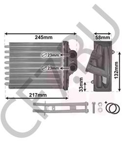 77364840 Теплообменник, отопление салона FIAT / LANCIA в городе Екатеринбург