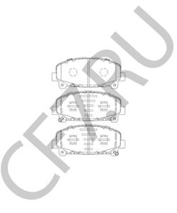 45022TL0G51 Комплект тормозных колодок, дисковый тормоз ACURA в городе Екатеринбург