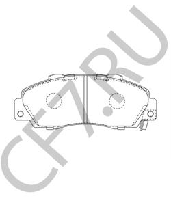 45022S1AE20 Комплект тормозных колодок, дисковый тормоз ACURA в городе Екатеринбург