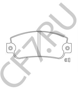 793465 Комплект тормозных колодок, дисковый тормоз AUTOBIANCHI в городе Екатеринбург