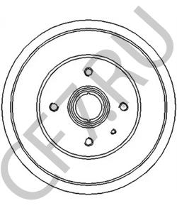 1312450000 Тормозной барабан ALFA ROMEO в городе Екатеринбург