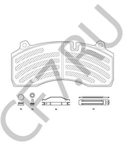 09291073 Комплект тормозных колодок, дисковый тормоз SAE-SMB в городе Екатеринбург