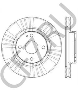 B27Y3325XL1 Тормозной диск MAZDA (HAINAN) в городе Екатеринбург