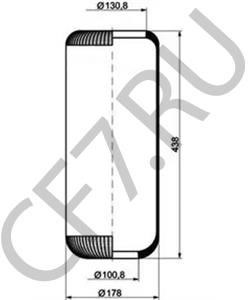 674 328 03 01 Кожух пневматической рессоры MERCEDES-BENZ в городе Екатеринбург