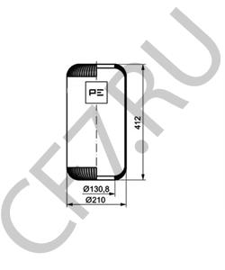 382 327 73 01 Кожух пневматической рессоры MERCEDES-BENZ в городе Екатеринбург