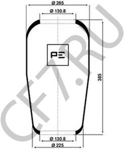 363 328 02 01 Кожух пневматической рессоры MERCEDES-BENZ в городе Екатеринбург