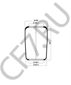 307 328 01 01 Кожух пневматической рессоры MERCEDES-BENZ в городе Екатеринбург