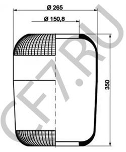 363 329 00 01 Кожух пневматической рессоры MERCEDES-BENZ в городе Екатеринбург