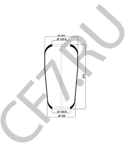 621 328 00 01 Кожух пневматической рессоры MERCEDES-BENZ в городе Екатеринбург