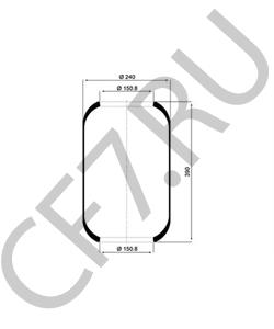 4182 2247 Кожух пневматической рессоры IVECO в городе Екатеринбург