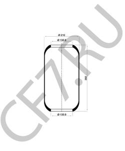 322 327 03 01 Кожух пневматической рессоры MERCEDES-BENZ в городе Екатеринбург