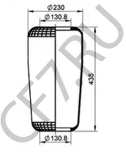 628 323 00 92 Кожух пневматической рессоры MERCEDES-BENZ в городе Екатеринбург