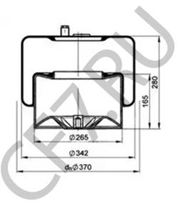 942 320 22 21 Кожух пневматической рессоры MERCEDES-BENZ в городе Екатеринбург