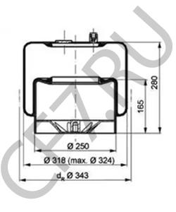 942 320 30 21 Кожух пневматической рессоры MERCEDES-BENZ в городе Екатеринбург