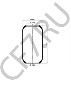 356 327 02 01 Кожух пневматической рессоры MERCEDES-BENZ в городе Екатеринбург