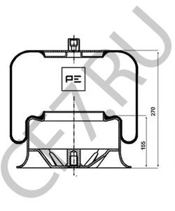 942 320 01 17 Кожух пневматической рессоры MERCEDES-BENZ в городе Екатеринбург