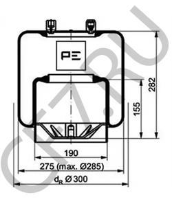 942 320 52 21 Кожух пневматической рессоры MERCEDES-BENZ в городе Екатеринбург