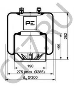 942 320 04 21 Кожух пневматической рессоры MERCEDES-BENZ в городе Екатеринбург