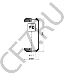 5800001 Кожух пневматической рессоры OPTARE в городе Екатеринбург