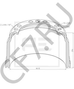 1 075 309 Тормозной барабан VOLVO в городе Екатеринбург