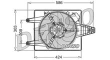 FIAT / LANCIA Вентилятор, охлаждение двигателя