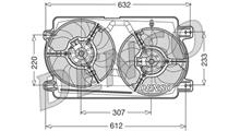 FIAT / LANCIA Вентилятор, охлаждение двигателя