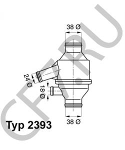 1227 0073 Термостат, охлаждающая жидкость DEUTZ-FAHR в городе Екатеринбург