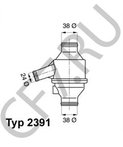 1227 0074 Термостат, охлаждающая жидкость DEUTZ-FAHR в городе Екатеринбург