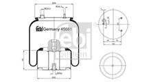 DAF Кожух пневматической рессоры