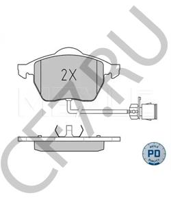 4A0 698 151 C Комплект тормозных колодок, дисковый тормоз AUDI (FAW) в городе Екатеринбург