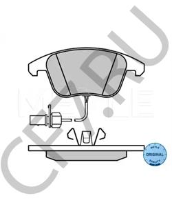 8K0 698 151 A Комплект тормозных колодок, дисковый тормоз AUDI (FAW) в городе Екатеринбург