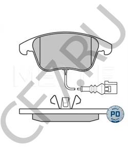 5N0 698 151 A Комплект тормозных колодок, дисковый тормоз VW (SVW) в городе Екатеринбург