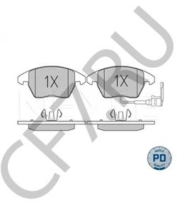 3C0 698 151 C Комплект тормозных колодок, дисковый тормоз VW (SVW) в городе Екатеринбург