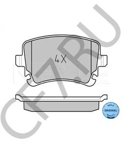 8E0 698 451 F Комплект тормозных колодок, дисковый тормоз AUDI (FAW) в городе Екатеринбург