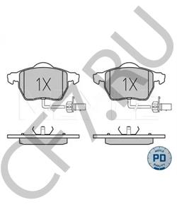4B0 698 151 J Комплект тормозных колодок, дисковый тормоз AUDI (FAW) в городе Екатеринбург