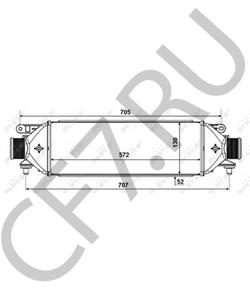 55700635 Интеркулер Chrysler в городе Екатеринбург