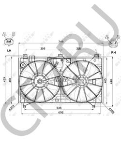 1636331050 Вентилятор, охлаждение двигателя LEXUS в городе Екатеринбург