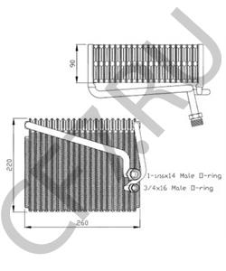 46722263 Испаритель, кондиционер ALFA ROMEO в городе Екатеринбург