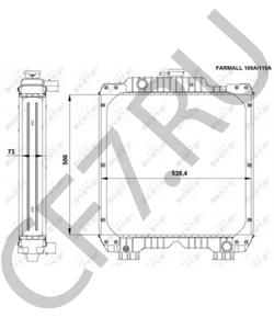 84515498 Радиатор, охлаждение двигателя CASE IH в городе Екатеринбург