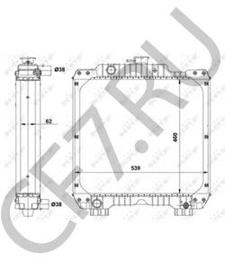 5099122 Радиатор, охлаждение двигателя CASE IH в городе Екатеринбург