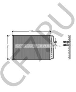 03095844 Конденсатор, кондиционер CADILLAC в городе Екатеринбург