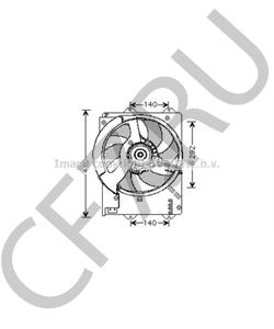 PGF101340 Вентилятор, охлаждение двигателя ROVER в городе Екатеринбург