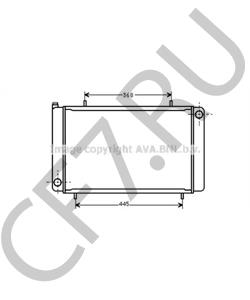 ATP1025 Радиатор, охлаждение двигателя LEYLAND-INNOCENTI в городе Екатеринбург
